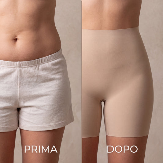 Guaina Modellante Push Up, Pantaloncino Contenitivo Senza Cuciture per Pancia Piatta e Glutei Scolpiti